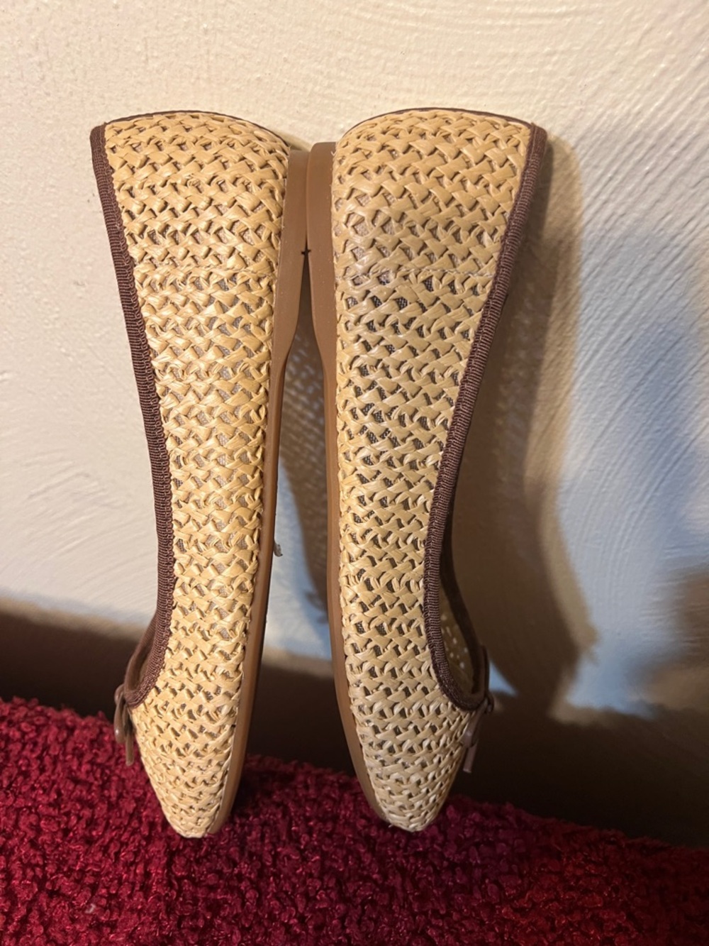 ABIGAIL FLAT Raffia Coach Ballet Flats Size 6.5 - Picture 11 of 14